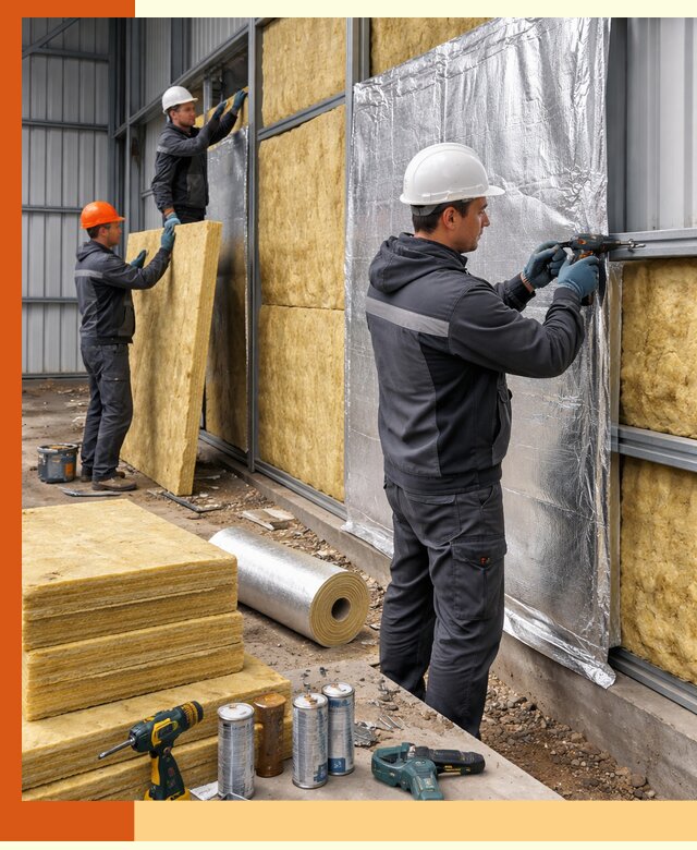 Утепление металлического ангара профессионально в Томске